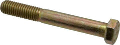 Value Collection - 1/2-13 UNC, 3-3/4" Length Under Head Hex Head Cap Screw - Partially Threaded, Grade 8 Alloy Steel, Zinc-Plated Finish, 3/4" Hex - Americas Industrial Supply