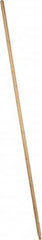 PRO-SOURCE - 60 x 15/16" Wood Handle for Push Brooms - Threaded Connection, Tan - Americas Industrial Supply