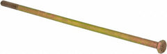 Value Collection - 1/4-28 UNF, 8" Length Under Head Hex Head Cap Screw - Partially Threaded, Grade 8 Alloy Steel, Zinc-Plated Finish, 7/16" Hex - Americas Industrial Supply