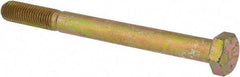 Value Collection - 5/16-24 UNF, 3-1/2" Length Under Head Hex Head Cap Screw - Partially Threaded, Grade 8 Alloy Steel, Zinc-Plated Finish, 1/2" Hex - Americas Industrial Supply