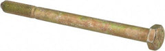 Value Collection - 5/16-24 UNF, 4" Length Under Head Hex Head Cap Screw - Partially Threaded, Grade 8 Alloy Steel, Zinc-Plated Finish, 1/2" Hex - Americas Industrial Supply