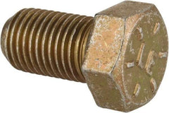 Value Collection - 7/16-20 UNF, 3/4" Length Under Head Hex Head Cap Screw - Fully Threaded, Grade 8 Alloy Steel, Zinc-Plated Finish, 5/8" Hex - Americas Industrial Supply