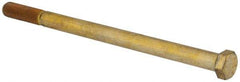 Value Collection - 7/16-20 UNF, 7" Length Under Head Hex Head Cap Screw - Partially Threaded, Grade 8 Alloy Steel, Zinc-Plated Finish, 5/8" Hex - Americas Industrial Supply
