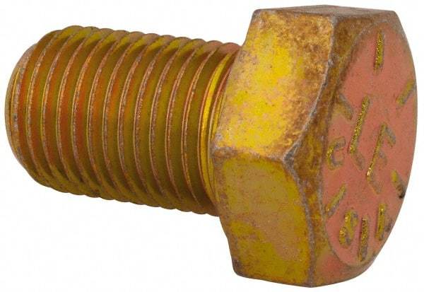 Value Collection - 1/2-20 UNF, 3/4" Length Under Head Hex Head Cap Screw - Fully Threaded, Grade 8 Alloy Steel, Zinc-Plated Finish, 3/4" Hex - Americas Industrial Supply