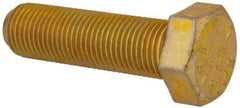 Value Collection - 1/2-20 UNF, 1-3/4" Length Under Head Hex Head Cap Screw - Partially Threaded, Grade 8 Alloy Steel, Zinc-Plated Finish, 3/4" Hex - Americas Industrial Supply