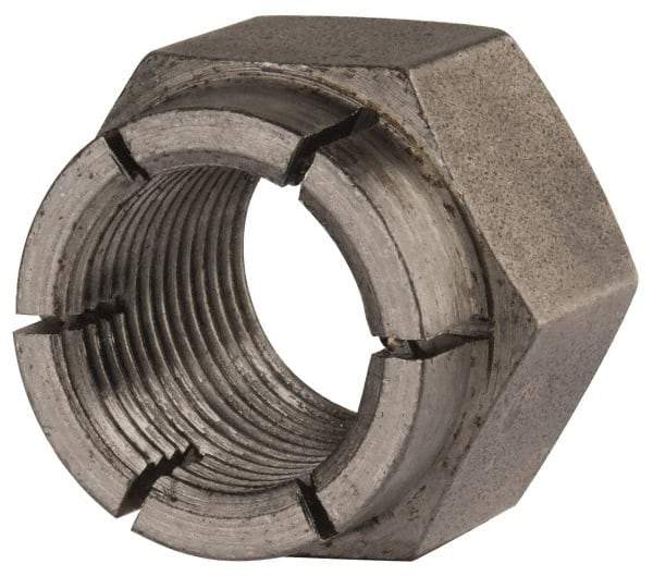 Flex-Loc - 3/4-16 UNJF Grade 2 Hex Lock Nut with Expanding Flex Top - Uncoated, Meets Military Specifications - Americas Industrial Supply