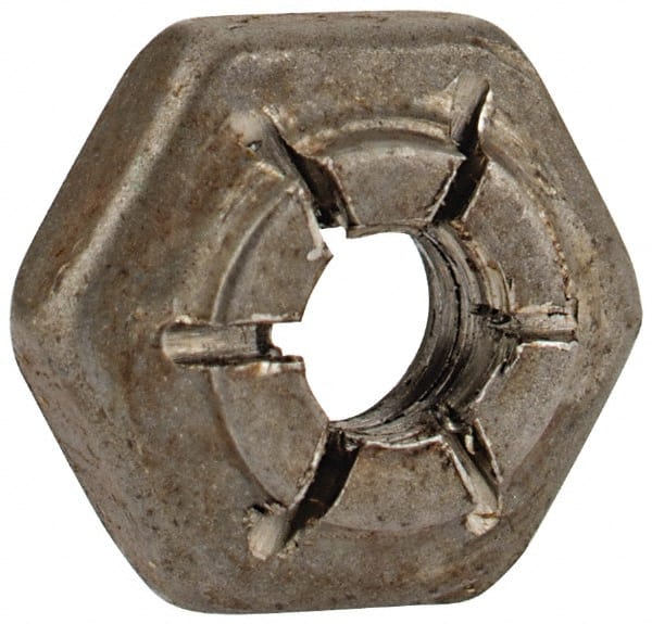 Flex-Loc - #6-32 UNJC Grade 2 Hex Lock Nut with Expanding Flex Top - Americas Industrial Supply