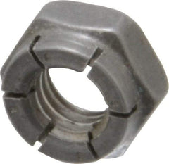 Flex-Loc - 5/16-18 UNC Grade 2 Hex Lock Nut with Expanding Flex Top - 17/64" High, Uncoated, Meets Military Specifications - Americas Industrial Supply