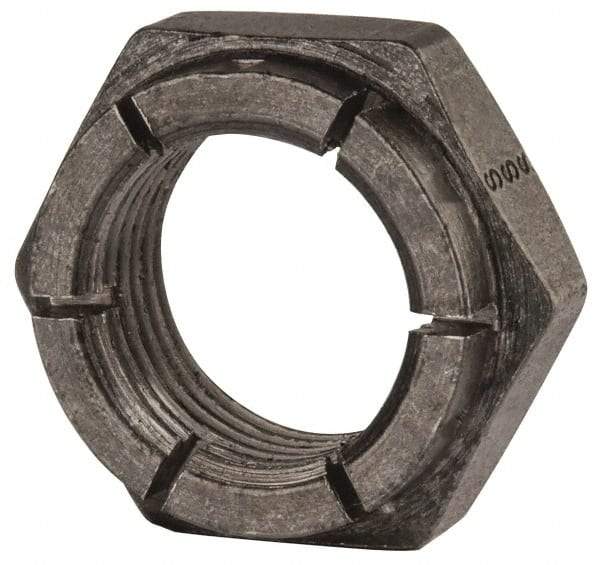 Flex-Loc - 3/4-16 UNJF Grade 2 Hex Lock Nut with Expanding Flex Top - Uncoated, Meets Military Specifications - Americas Industrial Supply