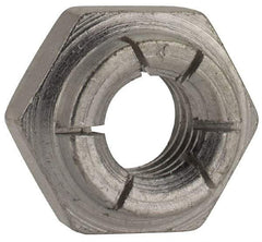 Flex-Loc - 5/16-18 UNC Grade 2 Heavy Hex Lock Nut with Expanding Flex Top - Cadmium-Plated Finish, Meets Military Specifications - Americas Industrial Supply