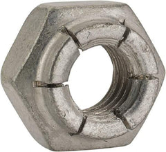 Flex-Loc - 3/8-16 UNC Grade 2 Heavy Hex Lock Nut with Expanding Flex Top - Cadmium-Plated Finish, Meets Military Specifications - Americas Industrial Supply