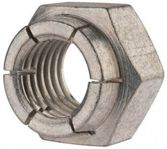 Flex-Loc - 3/4-10 UNC Grade 2 Heavy Hex Lock Nut with Expanding Flex Top - Cadmium-Plated Finish, Meets Military Specifications - Americas Industrial Supply