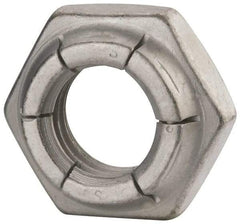 Flex-Loc - 5/8-11 UNC Grade 2 Heavy Hex Lock Nut with Expanding Flex Top - Cadmium-Plated Finish, Meets Military Specifications - Americas Industrial Supply