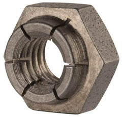 Flex-Loc - 5/16-18 UNC 18-8 Heavy Hex Lock Nut with Expanding Flex Top - Uncoated, Meets Military Specifications - Americas Industrial Supply