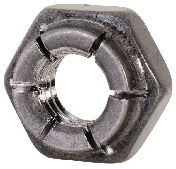 Flex-Loc - 1/4-20 UNC 18-8 Hex Lock Nut with Expanding Flex Top - Americas Industrial Supply