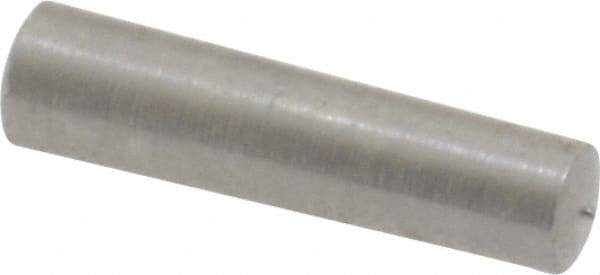 Value Collection - Size 3/0, 0.1146" Small End Diam, 0.125" Large End Diam, Uncoated Steel Taper Pin - Grade C-12L14, 1/2" OAL, 1/2 Pin Length - Americas Industrial Supply