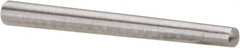 Value Collection - Size 0, 0.1196" Small End Diam, 0.156" Large End Diam, Uncoated Steel Taper Pin - Grade C-12L14, 1-3/4" OAL, 1-3/4 Pin Length - Americas Industrial Supply