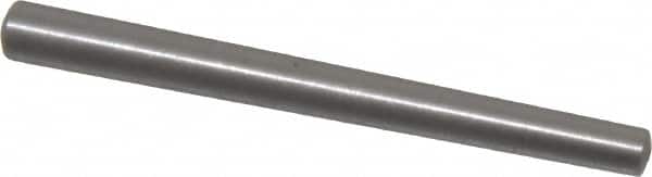 Value Collection - Size 1, 0.1356" Small End Diam, 0.172" Large End Diam, Uncoated Steel Taper Pin - Grade C-12L14, 1-3/4" OAL, 1-3/4 Pin Length - Americas Industrial Supply