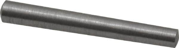Value Collection - Size 2, 0.1618" Small End Diam, 0.193" Large End Diam, Uncoated Steel Taper Pin - Grade C-12L14, 1-1/2" OAL, 1-1/2 Pin Length - Americas Industrial Supply