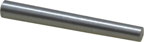 Value Collection - Size 3, 0.1826" Small End Diam, 0.219" Large End Diam, Uncoated Steel Taper Pin - Grade C-12L14, 1-3/4" OAL, 1-3/4 Pin Length - Americas Industrial Supply