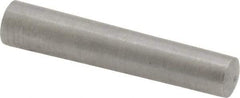 Value Collection - Size 5, 0.2578" Small End Diam, 0.289" Large End Diam, Uncoated Steel Taper Pin - Grade C-12L14, 1-1/2" OAL, 1-1/2 Pin Length - Americas Industrial Supply