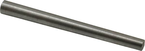 Value Collection - Size 8, 0.388" Small End Diam, 0.492" Large End Diam, Uncoated Steel Taper Pin - Grade C-12L14, 5" OAL, 5 Pin Length - Americas Industrial Supply