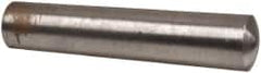 Value Collection - Size 9, 0.5338" Small End Diam, 0.591" Large End Diam, Uncoated Steel Taper Pin - Grade C-12L14, 2-3/4" OAL, 2-3/4 Pin Length - Americas Industrial Supply