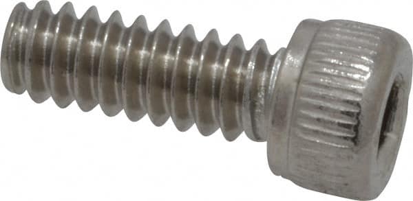 Value Collection - #6-32 UNC Hex Socket Drive, Socket Cap Screw - Grade 316 Stainless Steel, 3/8" Length Under Head - Americas Industrial Supply