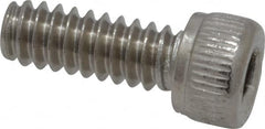 Value Collection - #6-32 UNC Hex Socket Drive, Socket Cap Screw - Grade 316 Stainless Steel, 3/8" Length Under Head - Americas Industrial Supply