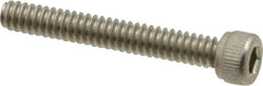 Value Collection - #6-32 UNC Hex Socket Drive, Socket Cap Screw - Grade 316 Stainless Steel, 1" Length Under Head - Americas Industrial Supply