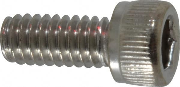 Value Collection - #8-32 UNC Hex Socket Drive, Socket Cap Screw - Grade 316 Stainless Steel, 3/8" Length Under Head - Americas Industrial Supply
