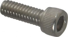 Value Collection - #8-32 UNC Hex Socket Drive, Socket Cap Screw - Grade 316 Stainless Steel, 1/2" Length Under Head - Americas Industrial Supply