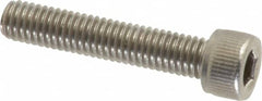 Value Collection - #10-32 UNF Hex Socket Drive, Socket Cap Screw - Grade 316 Stainless Steel, 1" Length Under Head - Americas Industrial Supply