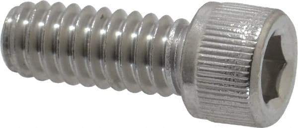 Value Collection - 1/4-20 UNC Hex Socket Drive, Socket Cap Screw - Grade 316 Stainless Steel, 5/8" Length Under Head - Americas Industrial Supply