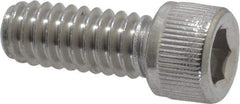 Value Collection - 1/4-20 UNC Hex Socket Drive, Socket Cap Screw - Grade 316 Stainless Steel, 5/8" Length Under Head - Americas Industrial Supply
