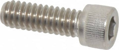 Value Collection - 1/4-20 UNC Hex Socket Drive, Socket Cap Screw - Grade 316 Stainless Steel, 3/4" Length Under Head - Americas Industrial Supply