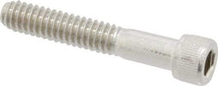 Value Collection - 1/4-20 UNC Hex Socket Drive, Socket Cap Screw - Grade 316 Stainless Steel, 1-1/2" Length Under Head - Americas Industrial Supply