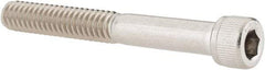 Value Collection - 1/4-20 UNC Hex Socket Drive, Socket Cap Screw - Grade 316 Stainless Steel, 2" Length Under Head - Americas Industrial Supply