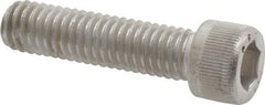 Value Collection - 3/8-16 UNC Hex Socket Drive, Socket Cap Screw - Grade 316 Stainless Steel, Fully Threaded, 1-1/2" Length Under Head - Americas Industrial Supply