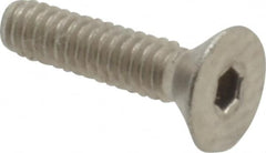 Flat Socket Cap Screw: #2-56 x 3/8″ Long, 18-8 Stainless Steel Hex Socket, 82 ° Flat Head