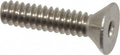 Value Collection - #6-32 UNC Hex Socket Drive, 82° Flat Screw - Grade 18-8 Stainless Steel, 5/8" OAL - Americas Industrial Supply