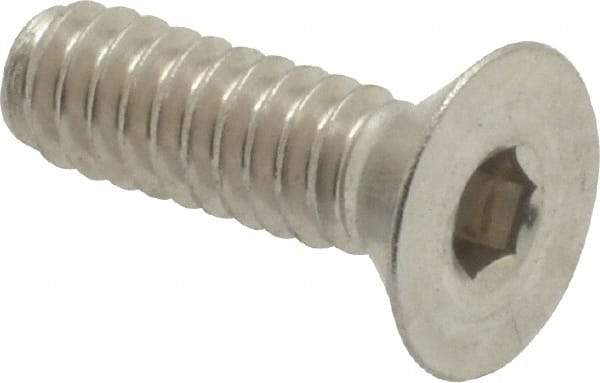 Value Collection - #10-24 UNC Hex Socket Drive, 82° Flat Screw - Grade 18-8 Stainless Steel, 5/8" OAL - Americas Industrial Supply
