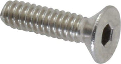 Value Collection - #10-24 UNC Hex Socket Drive, 82° Flat Screw - Grade 18-8 Stainless Steel, 3/4" OAL - Americas Industrial Supply