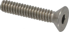 Value Collection - #10-24 UNC Hex Socket Drive, 82° Flat Screw - Grade 18-8 Stainless Steel, 1" OAL - Americas Industrial Supply