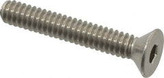 Value Collection - #10-24 UNC Hex Socket Drive, 82° Flat Screw - Grade 18-8 Stainless Steel, 1-1/4" OAL - Americas Industrial Supply