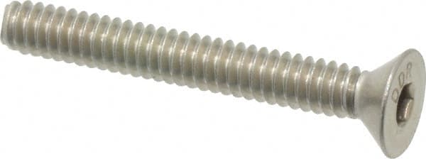 Value Collection - #10-24 UNC Hex Socket Drive, 82° Flat Screw - Grade 18-8 Stainless Steel, 1-1/2" OAL - Americas Industrial Supply