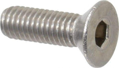 Value Collection - #10-32 UNF Hex Socket Drive, 82° Flat Screw - Grade 18-8 Stainless Steel, 5/8" OAL - Americas Industrial Supply