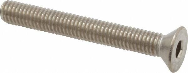 Value Collection - #10-32 UNF Hex Socket Drive, 82° Flat Screw - Grade 18-8 Stainless Steel, 1-1/2" OAL - Americas Industrial Supply