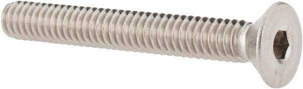 Value Collection - 1/4-20 UNC Hex Socket Drive, 82° Flat Screw - Grade 18-8 Stainless Steel, 2" OAL - Americas Industrial Supply