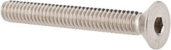 Value Collection - 1/4-20 UNC Hex Socket Drive, 82° Flat Screw - Grade 18-8 Stainless Steel, 2" OAL - Americas Industrial Supply